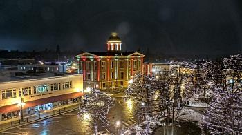 Weather camera view of City of Woodstock.