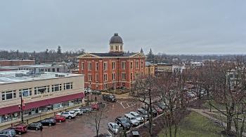 Weather camera view of City of Woodstock.