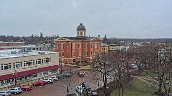 Weather camera view of City of Woodstock.