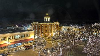 Weather camera view of City of Woodstock.