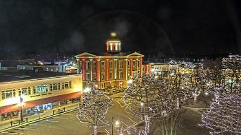 Weather camera view of City of Woodstock.