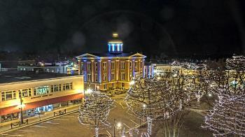 Weather camera view of City of Woodstock.