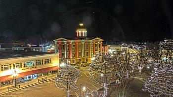 Weather camera view of City of Woodstock.