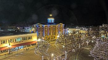 Weather camera view of City of Woodstock.