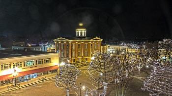 Weather camera view of City of Woodstock.