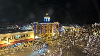 Weather camera view of City of Woodstock.