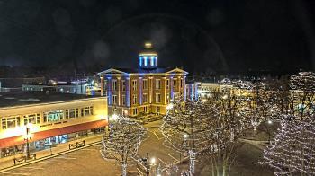 Weather camera view of City of Woodstock.