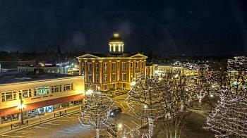 Weather camera view of City of Woodstock.