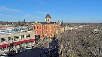 Weather camera view of City of Woodstock.