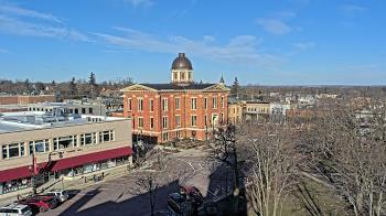 Weather camera view of City of Woodstock.