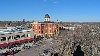 Weather camera view of City of Woodstock.