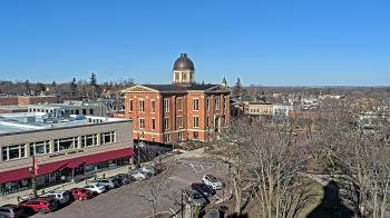 Weather camera view of City of Woodstock.