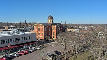 Weather camera view of City of Woodstock.