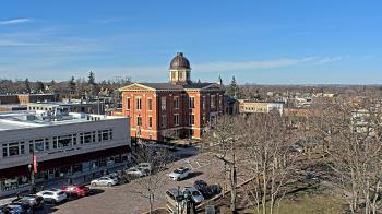 Weather camera view of City of Woodstock.