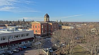 Weather camera view of City of Woodstock.