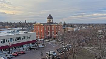 Weather camera view of City of Woodstock.