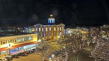 Weather camera view of City of Woodstock.