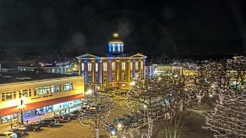 Weather camera view of City of Woodstock.