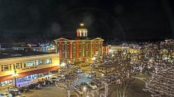 Weather camera view of City of Woodstock.