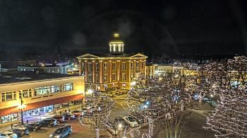 Weather camera view of City of Woodstock.