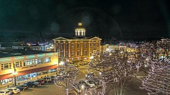 Weather camera view of City of Woodstock.