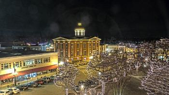 Weather camera view of City of Woodstock.