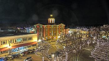 Weather camera view of City of Woodstock.