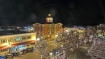 Weather camera view of City of Woodstock.