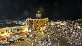 Weather camera view of City of Woodstock.