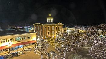 Weather camera view of City of Woodstock.