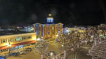 Weather camera view of City of Woodstock.