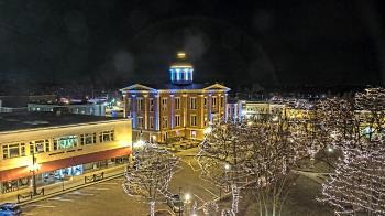 Weather camera view of City of Woodstock.