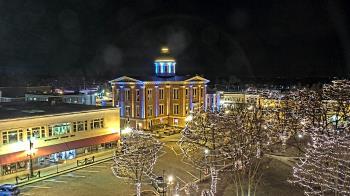 Weather camera view of City of Woodstock.