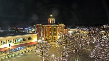 Weather camera view of City of Woodstock.