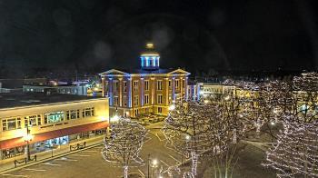 Weather camera view of City of Woodstock.