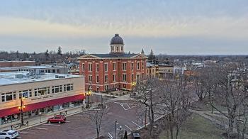 Weather camera view of City of Woodstock.
