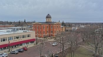 Weather camera view of City of Woodstock.