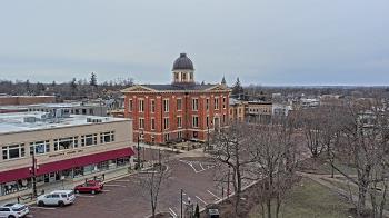 Weather camera view of City of Woodstock.
