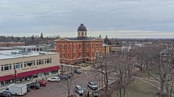 Weather camera view of City of Woodstock.