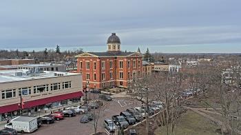 Weather camera view of City of Woodstock.