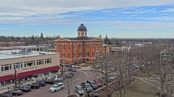 Weather camera view of City of Woodstock.