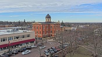Weather camera view of City of Woodstock.