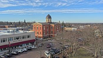 Weather camera view of City of Woodstock.