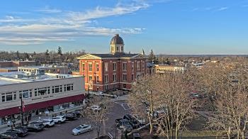 Weather camera view of City of Woodstock.
