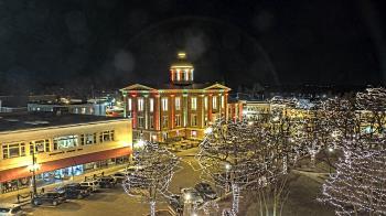 Weather camera view of City of Woodstock.