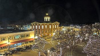 Weather camera view of City of Woodstock.