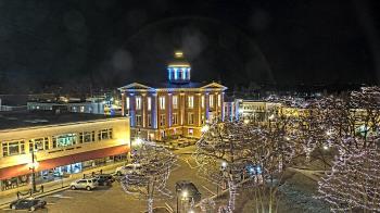 Weather camera view of City of Woodstock.