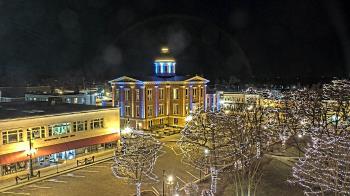 Weather camera view of City of Woodstock.