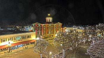 Weather camera view of City of Woodstock.