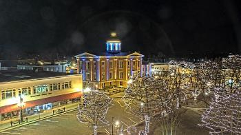 Weather camera view of City of Woodstock.